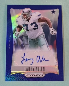 2024 Panini Prizm Deca Larry Allen Blue Prizm #/49 Auto Dallas Cowboys #S-LAN - Bild 1 von 5