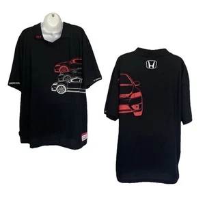 Honda Civic Grease Monkey Licensed Polo Shirt Men's XL Black - Picture 1 of 17