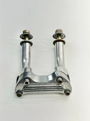 2001-2005 Harley Davidson Dyna Wide Super Glide Low Handlebar Riser Lifter Clamp - Image 1 of 4