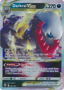 Holo Darkrai VSTAR 099/189 Ultra Rare SWSH10: Astral Radiance - Picture 1 of 1