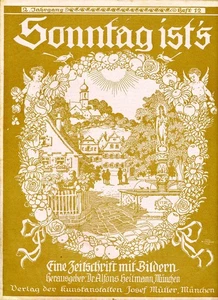 Rarität - Zeitung SONNTAG IST`S  Heft 12 von 1917 - über 100 Jahre alt! - Bild 1 von 4