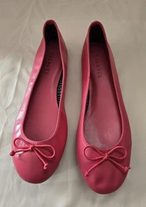 Ballerine Talbots pelle fucsia donna taglia 9W comode fiocco morbido nuove senza etichette - Foto 1 di 7