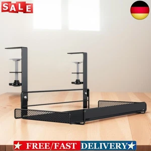 Kabelmanagement-Tablett für den Schreibtisch, verstellbare Kabelhalter aus Metal - Bild 1 von 11