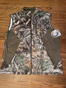 Realtree Camouflage Vest Size XLT Hunting Vest RRTFV11055BGTL New NWT Polyester - Picture 1 of 14