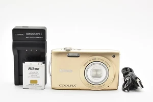 [NEUWERTIG] Nikon COOLPIX S3300 16.0MP Kompakt Digitalkamera Gold aus Japan 2560393 - Bild 1 von 15