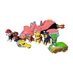 Paw Patrol Spielzeug Konvolut Figuren & Liberty Jet Bike + Fahrzeuge Chase Rubble Rocky Mars - Bild 1 von 12