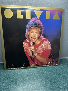 Olivia In Concert (Laserdisc) OLIVIA NEWTON JOHN GREAT RELEASE VERY RARE! TESTED - Picture 1 of 4