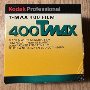 Kodak TMAX 400 Black & White Film. Expired 2008. 100 Foot Spool. NOS. UNOPENED - Picture 1 of 3