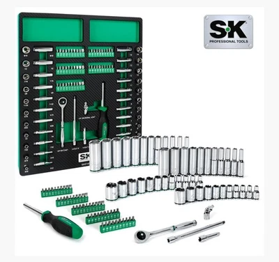 SK Professional Tools 101 Piece 1/4 Drive Socket And Bit Set New LIFETIME... - Image 1 of 4