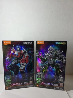 Blokees Transformers Classic Class Figure Optimus Prime Sealed & Megatron - Image 1 of 4
