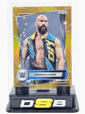 2025 Topps Chrome WWE Tommaso Ciampa Gold Geometric Refractor #45/50 - Image 1 of 2