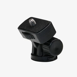 1/4" Hotshoe Mount Adapter 360 Degree Rotatable Aluminum Tripod Head _xi - Photo 1/9