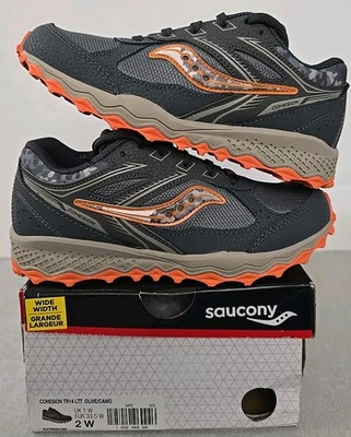 Tênis de corrida Saucony Cohesion TR14 LTT trilha oliva/camuflagem tamanho 2 W SK268130 - Imagem 1 de 4