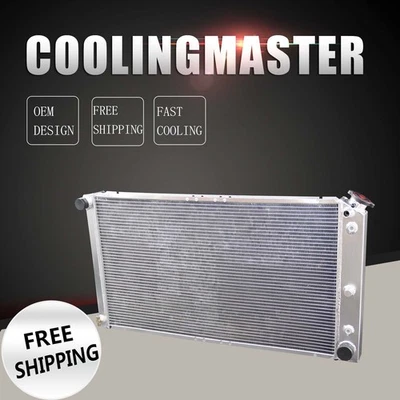 Fit 91-93 Chevrolet Caprice Oldsmobile Buick Roadmaster 5.0L 5.7L Radiator 3Rows - Image 1 of 4