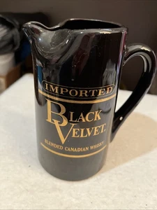 Vaso de whisky de terciopelo negro vintage/ 1974/ excelente estado  - Imagen 1 de 6