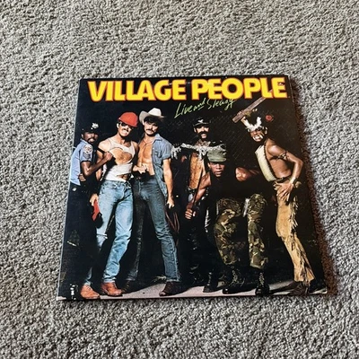VILLAGE PEOPLE Live and Sleazy 1979 2xLP Vinyl Record LP 12”  - Image 1 of 4