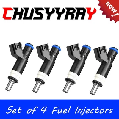 4pcs New Upgrade Fuel Injector 04891577AC FOR 2007-2010 Chrysler Sebring 2.4L I4 Foto 1 de 4