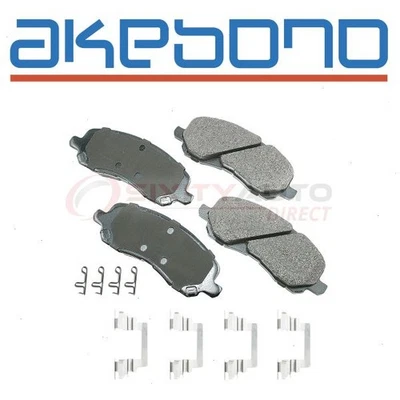 Akebono Pro-ACT Front Disc Brake Pad Set for 2011-2014 Chrysler 200 - pl Foto 1 de 4