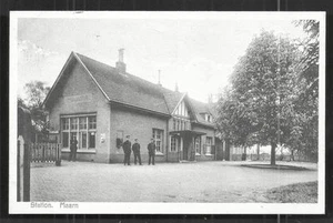 Maarn Railway Station People Utrecht Netherlands stamp 1934 - Picture 1 of 1