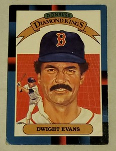 1988 Donruss Diamond Kings Baseball Card #16 Boston red sox - Dwight Evans.