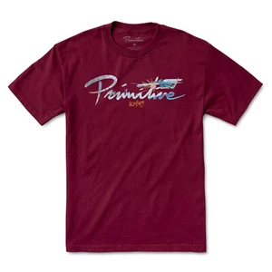 Burgundy Primitive x Moebeus Nuevo Tee - Picture 1 of 1