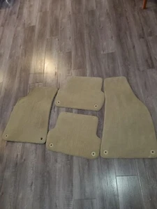 Juego de 4 alfombrillas tostadas para Audi A4 S4 B7 2002-2008 sedán OEM - Imagen 1 de 5