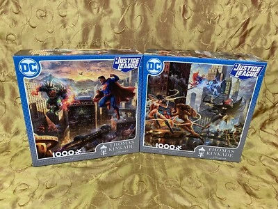 DC Puzzles Liga de la Justicia Mujeres de DC 1000 piezas + Superman NUEVO Thomas Kinkade x2 Foto 1 de 4