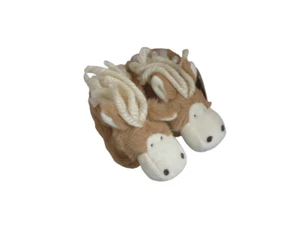 Jomanda Haffi Horse Pony Slippers Newborn Baby 0m 6m Nursery Child Gift Plush - Picture 1 of 6