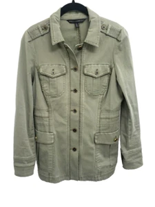 Giacca donna utility verde militare White House Black Market taglia 6 - Foto 1 di 11