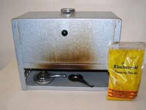 Old GDR Portable Smoker with Temperature Display Camping - Picture 1 of 1