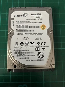 Seagate 2.5" Laptop SSHD 1TB 8GB NAND Flash SATA Hybrid Drive ST1000LM014 - Picture 1 of 1
