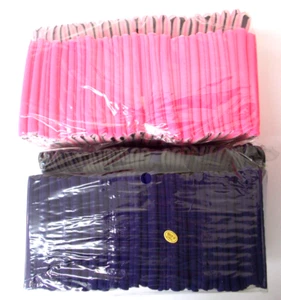 50 PURPLE/HT PINK 12oz Can Coolers Flexible Koozies Blank Beer Insulator Sleeves - Picture 1 of 1