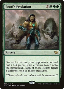 1x Ezuri's Predation NM Eng MTG - Commander 2015 - Picture 1 of 1