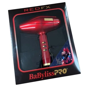 BaByliss PRO Hair Dryer Red FX High Performance Turbo 125 V NEW - Picture 1 of 7