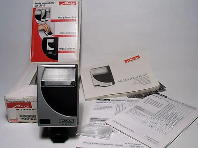 Metz mecablitz 34 AF-3 P flash for Pentax cameras - Image 1 of 4