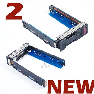 2pcs HP GEN 9/GEN8 651314-001 Drive Caddy 3.5 SAS SATA HDD Tray 651320-001 3.009 - Picture 1 of 9