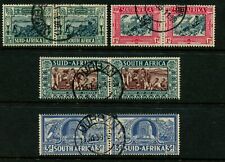 SOUTH AFRICA - 1938 Set to 3d & 3d 'BRIGHT BLUE' VFU SG76-79 Cv £29 [A8860]