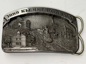 100 Years Centennial L.E. 261/500 Pewter Belt Buckle KLEMME IOWA Premium Spec Co - Picture 1 of 7
