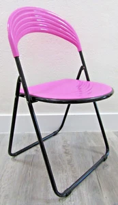 Postmodern Italian Designer Studio GP Pink Folding Chair, 1980s - Picture 1 of 13