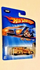 Hot Wheels ~ 2005 095 Pin Hedz 5/5  1956 Ford w/ Original Blister Card  - Picture 1 of 2
