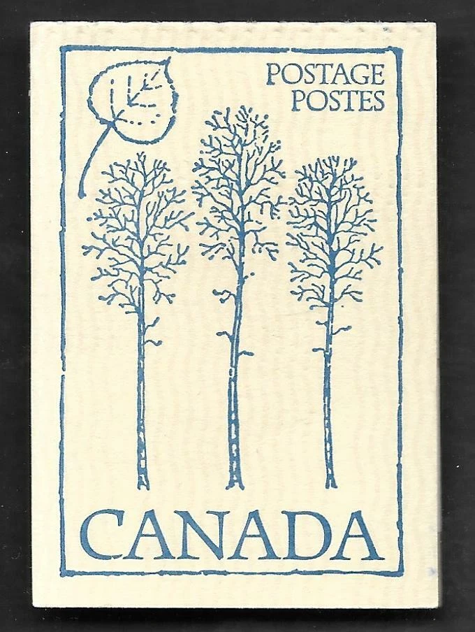pk03682:Stamps-Canada #BK80 Parliament & Queen Booklet-Trembling Aspen Cover-MNH - Image 1 of 1
