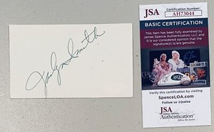 Jaclyn Smith Signed Autographed 3x5 Card JSA Certified Charlie’s Angels