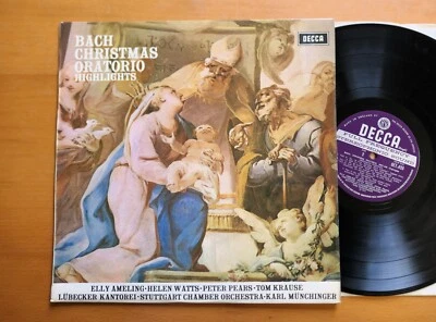 SET 423 Bach Christmas Oratorio Ameling Munchinger Decca WB ED1 EX - Image 1 of 4