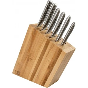 Global Kyoto 7pc Knife Block Set Bamboo 79653 - Picture 1 of 1