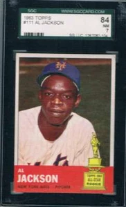 1963 Topps #111 Al JACKSON PSA 7 Nr-Mt - Bild 1 von 2