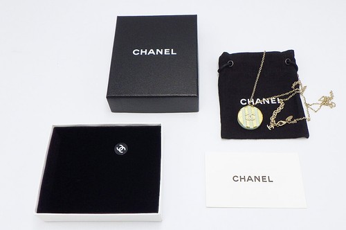 Chanel Collana Catena Marca Coco Oro 13C Ciondolo Accessori Moda