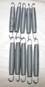 Lot of 10 Replacement 7” Trampoline Springs Heavy Duty Steel Steampunk - Picture 1 of 5