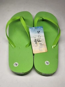 Classic Flip Flops Slip-On Beach Sandals Beach Slipper Rubber Foam Size M (7/8) - Picture 1 of 1