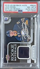 2019 2020 Jack Eichel RC PSA 8 AUTO BUYBACKS #3/10 2015 DNA ROOKIE MATERIALS