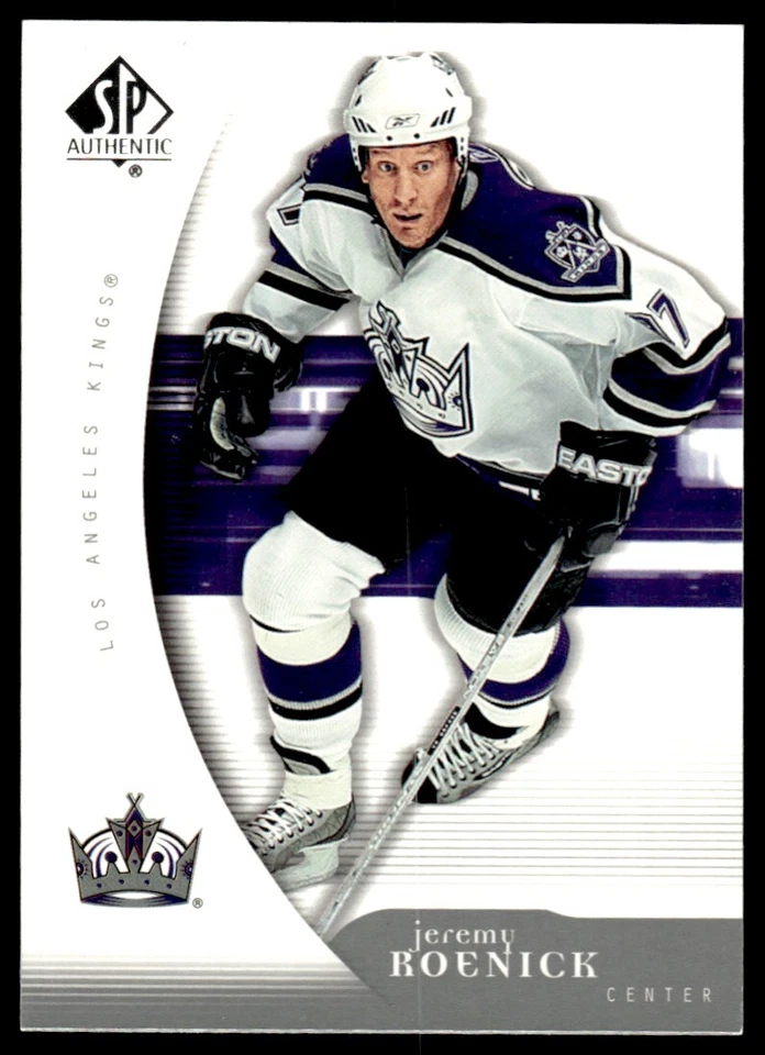 2005-06 Upper Deck SP Authentic Hockey Card Jeremy Roenick A Los Angeles Kings - Image 1 of 2